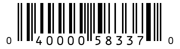 Barcode 040000583370