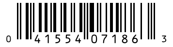 Barcode 041554071863