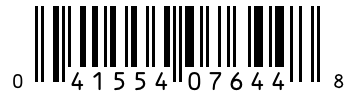 Barcode 041554076448