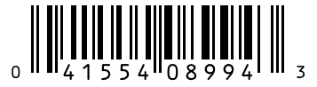 Barcode 041554089943