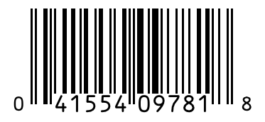 Barcode 041554097818