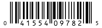 Barcode 041554097825