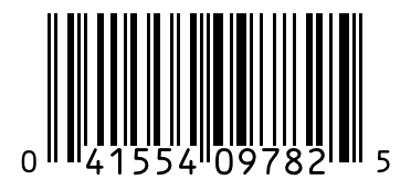 Barcode 041554097825