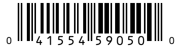 Barcode 041554590500