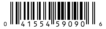 Barcode 041554590906