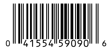 Barcode 041554590906