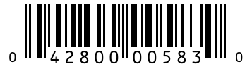 Barcode 042800005830