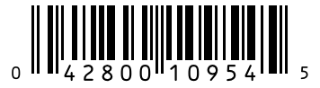 Barcode 042800109545