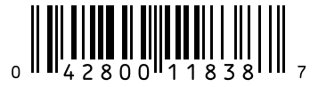 Barcode 042800118387