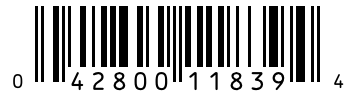 Barcode 042800118394