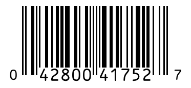 Barcode 042800417527