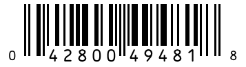 Barcode 042800494818