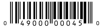 Barcode 049000000450