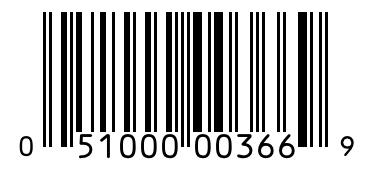 Barcode 051000003669