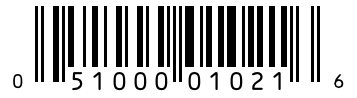 Barcode 051000010216