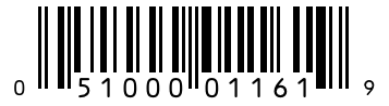 Barcode 051000011619
