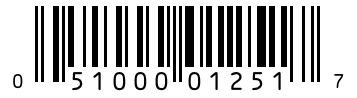 Barcode 051000012517