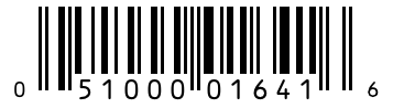Barcode 051000016416