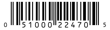 Barcode 051000224705