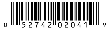 Barcode 052742020419
