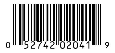 Barcode 052742020419
