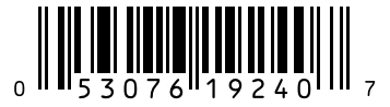Barcode 053076192407