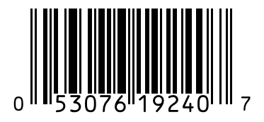 Barcode 053076192407