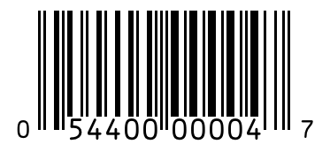 Barcode 054400000047