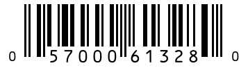 Barcode 057000613280