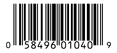 Barcode 058496010409