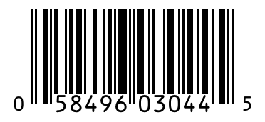 Barcode 058496030445