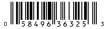 Barcode 058496363253