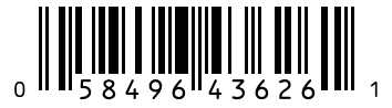 Barcode 058496436261