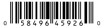 Barcode 058496459260