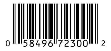 Barcode 058496723002