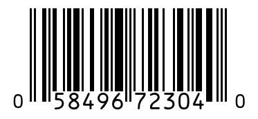 Barcode 058496723040