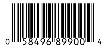 Barcode 058496899004