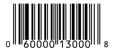 Barcode 060000130008