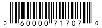 Barcode 060000717070