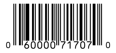 Barcode 060000717070