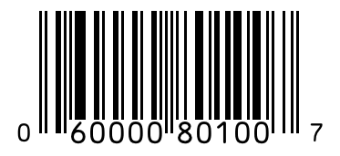Barcode 060000801007