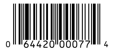 Barcode 064420000774
