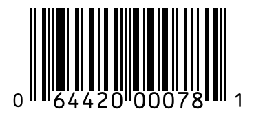 Barcode 064420000781