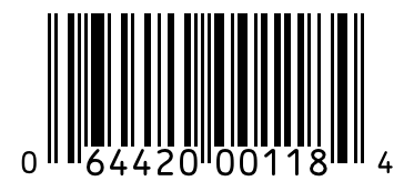 Barcode 064420001184