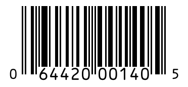 Barcode 064420001405