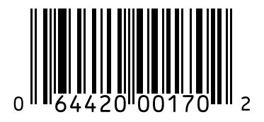Barcode 064420001702