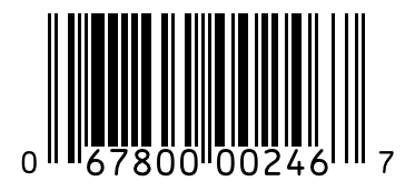 Barcode 067800002467