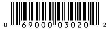 Barcode 069000030202