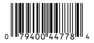 Barcode 079400447784