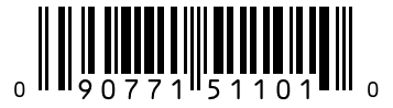Barcode 090771511010